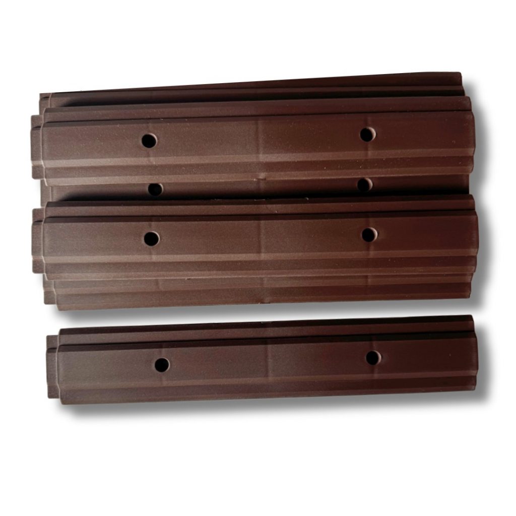 Fence Panel Capping Strips Dark Brown